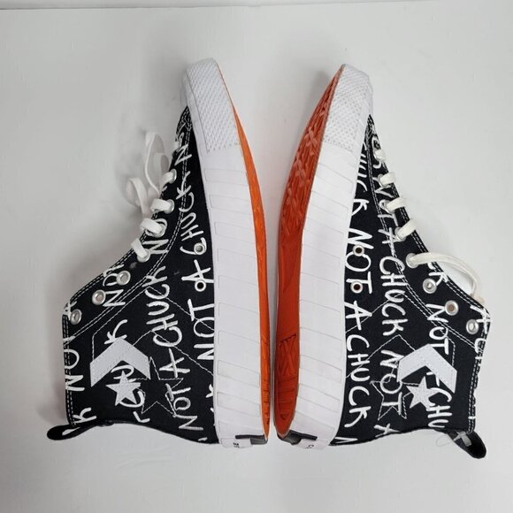 New Converse Not A Chuck Sneakers Canvas 70 High UNT1TL3D Black 10 - Picture 10 of 14